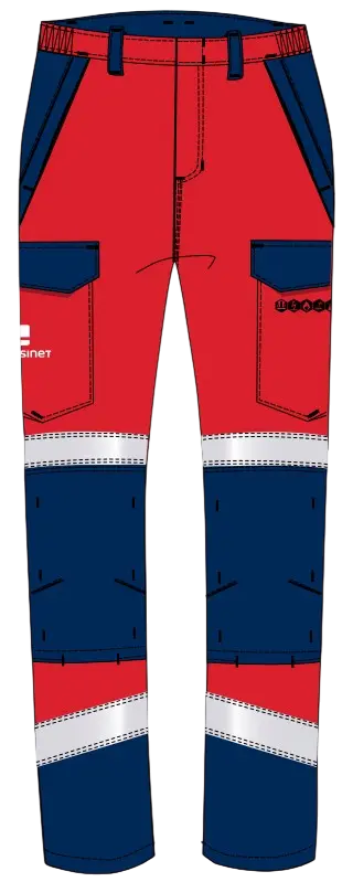 Pantalon Multirisques - HV - Mixte